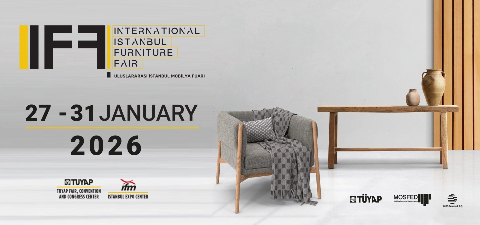 نمایشگاه بین‌المللی مبلمان IIFF - ISTANBUL INTERNATIONAL FURNITURE FAIR 2026 ترکیه